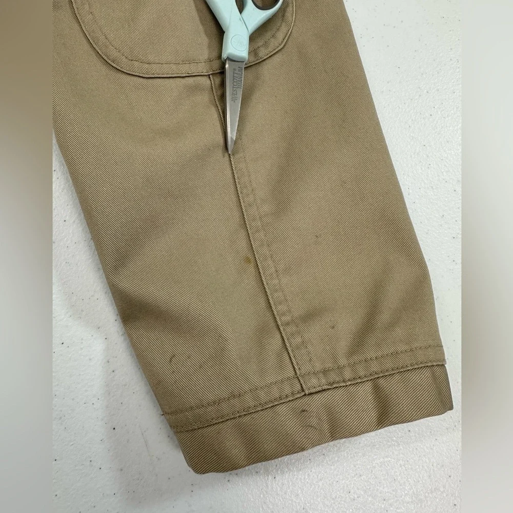 Duluth Trading Co Fire Hose Presentation Jacket Khaki Workwear Barn Blazer L Tan